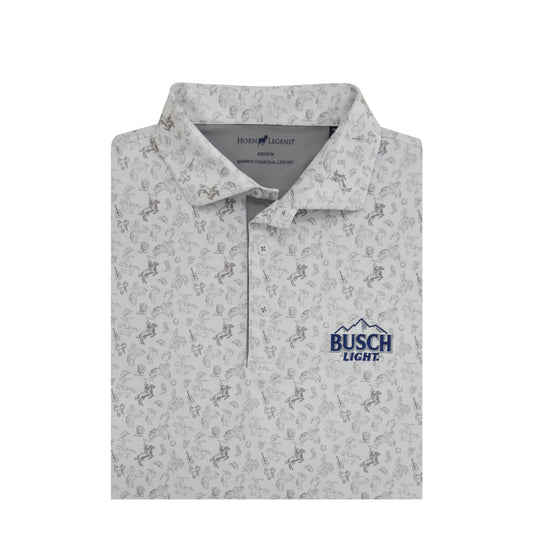 Busch Light Iconic Rodeo Polo