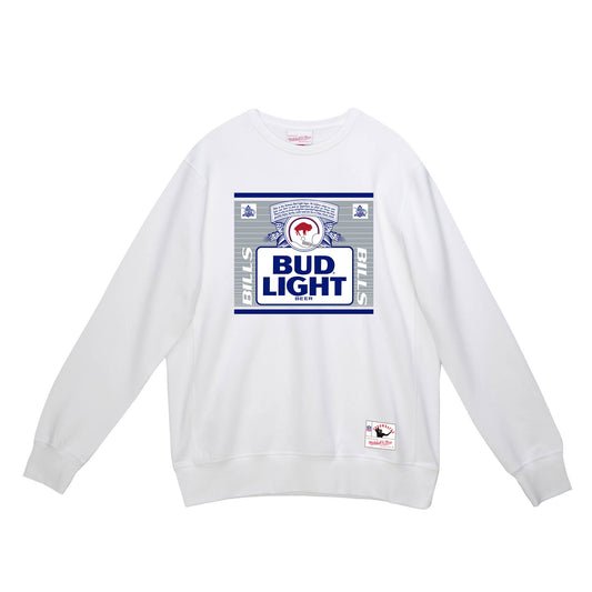 Bud Light Mitchell & Ness Buffalo Bills crewneck
