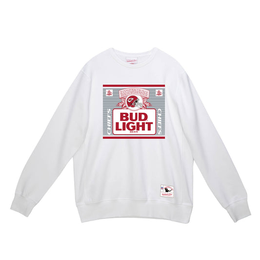 Bud Light Mitchell & Ness KC Chiefs crewneck