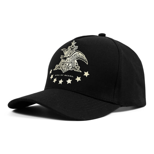 Front view of Anheuser Busch King of Beers hat