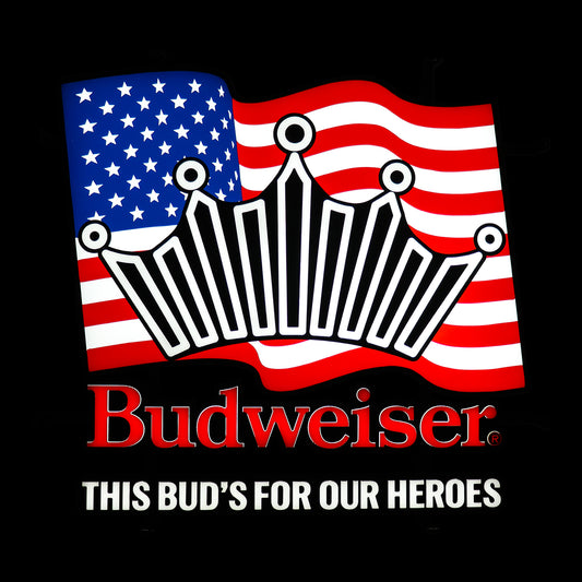 This Bud's For Our Heroes LED
