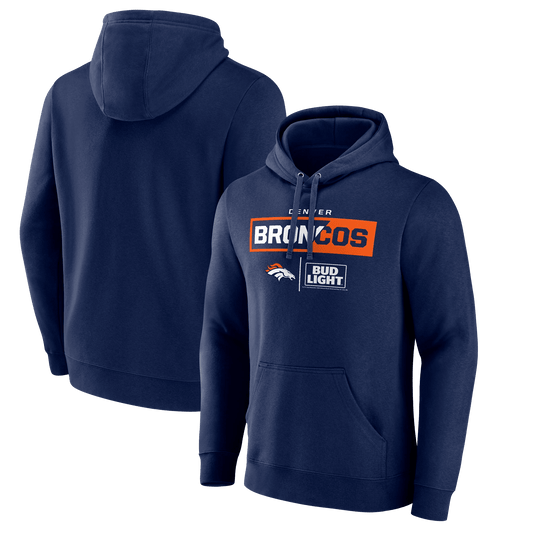 BUD LIGHT BRONCOS HOODIE NAVY