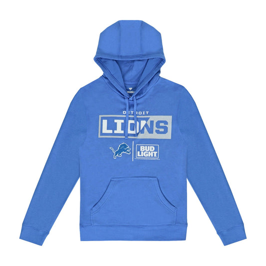 blue hoodie with lions and bud light logo