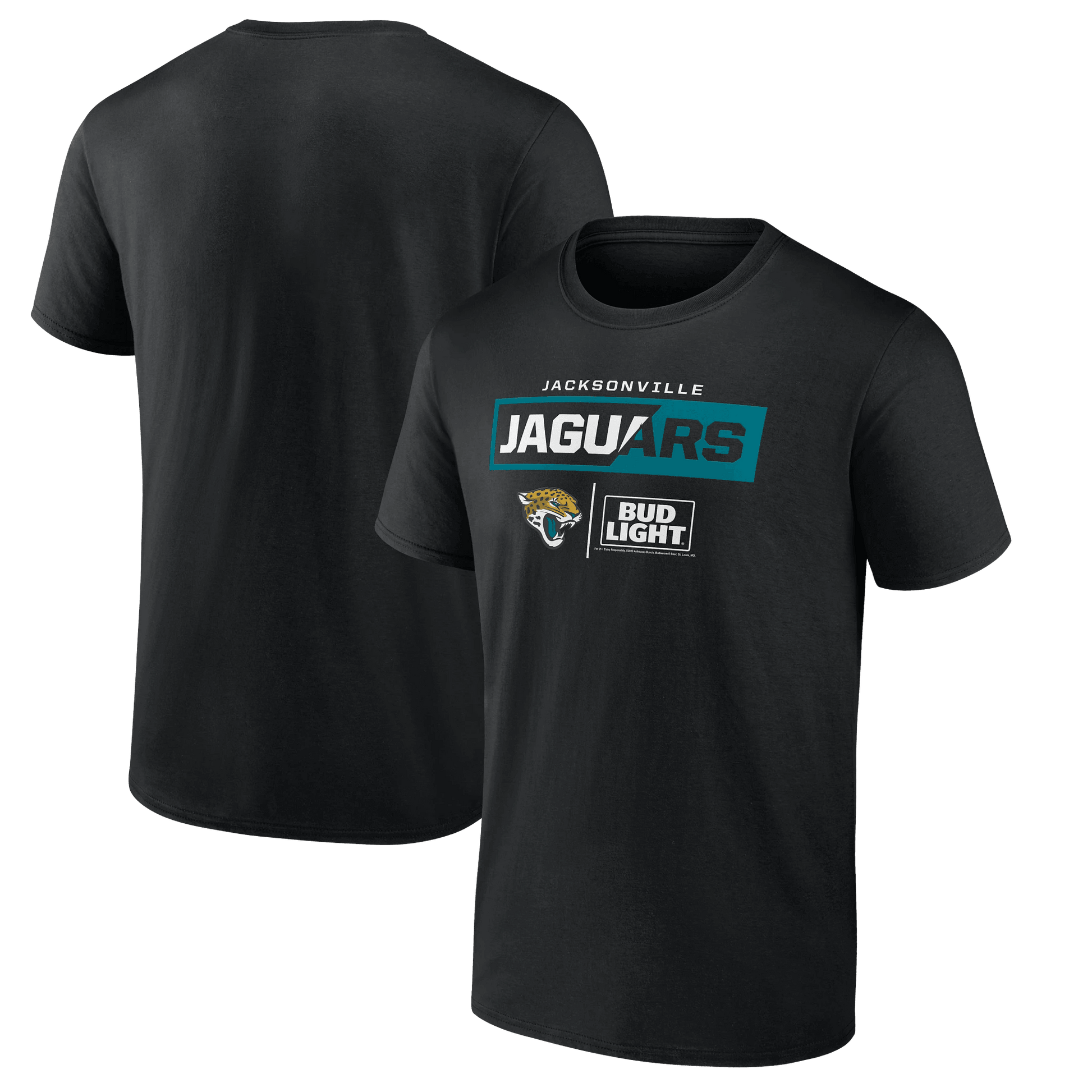BUD LIGHT JAGUARS TEE BLACK