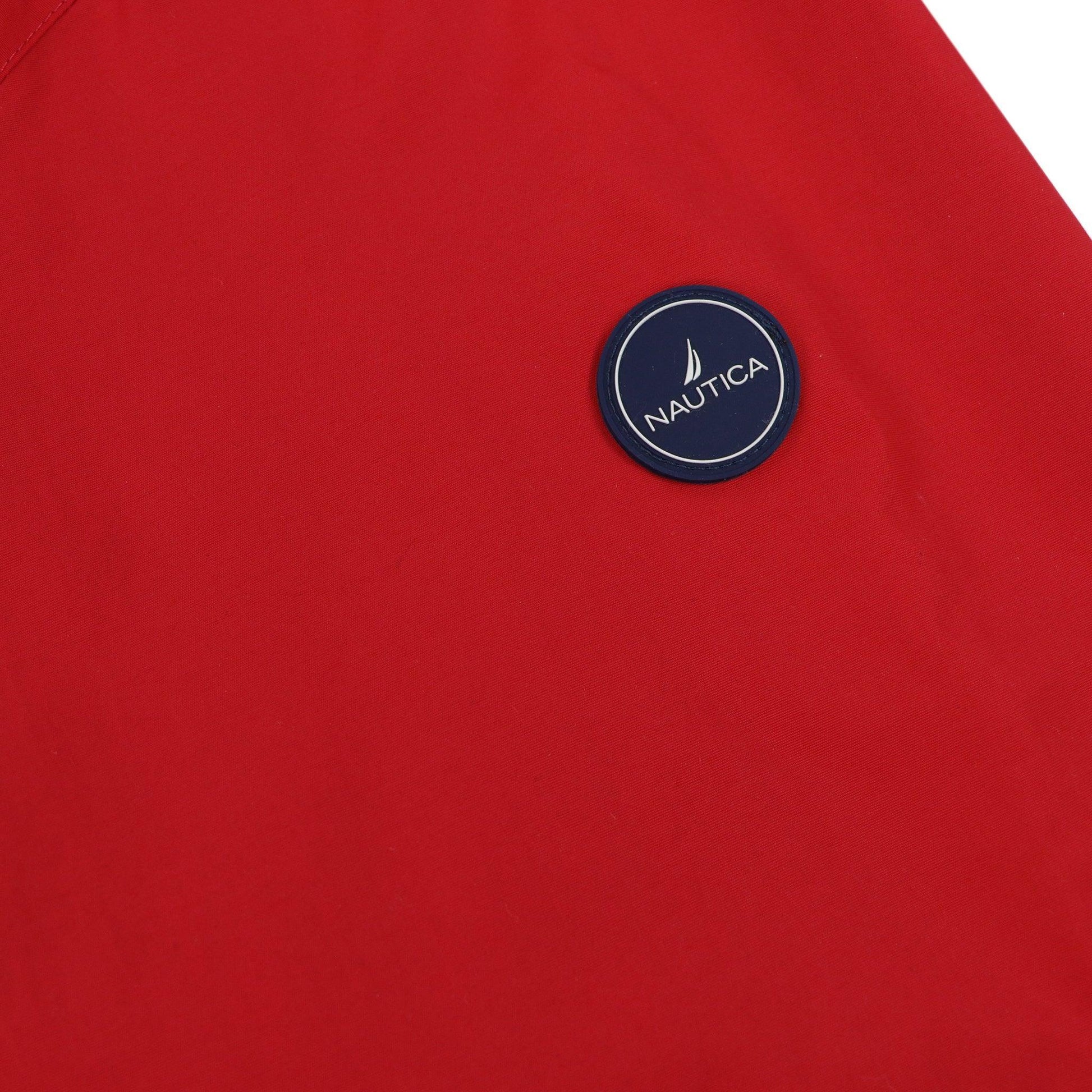 nautica budweiser red white and blue freedom windbreaker