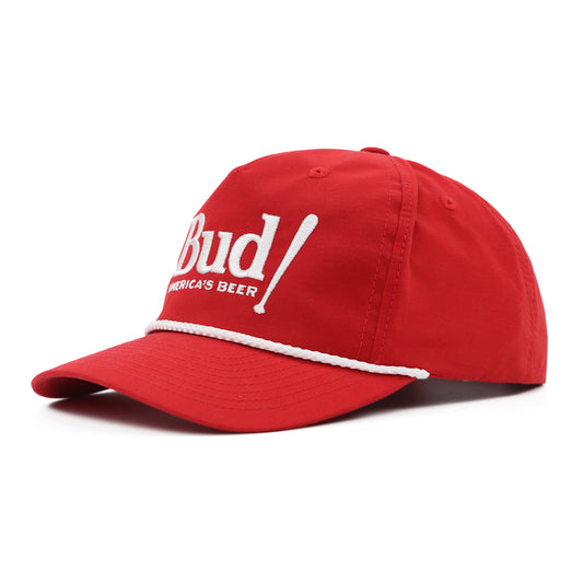 Front View of Budweiser Baseball "America's Beer" Hat