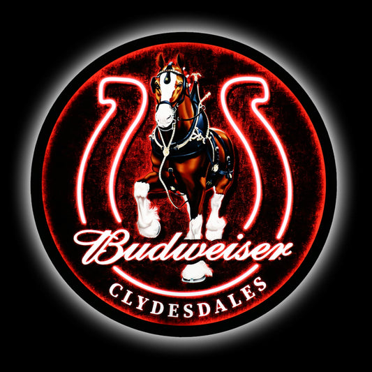 Budweiser Clydesdale Horseshoe LED