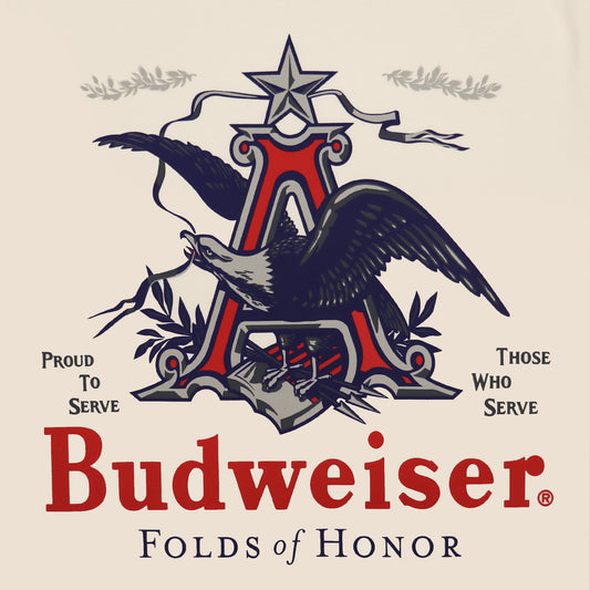 Budweiser Folds of Honor A&Eagle T-Shirt