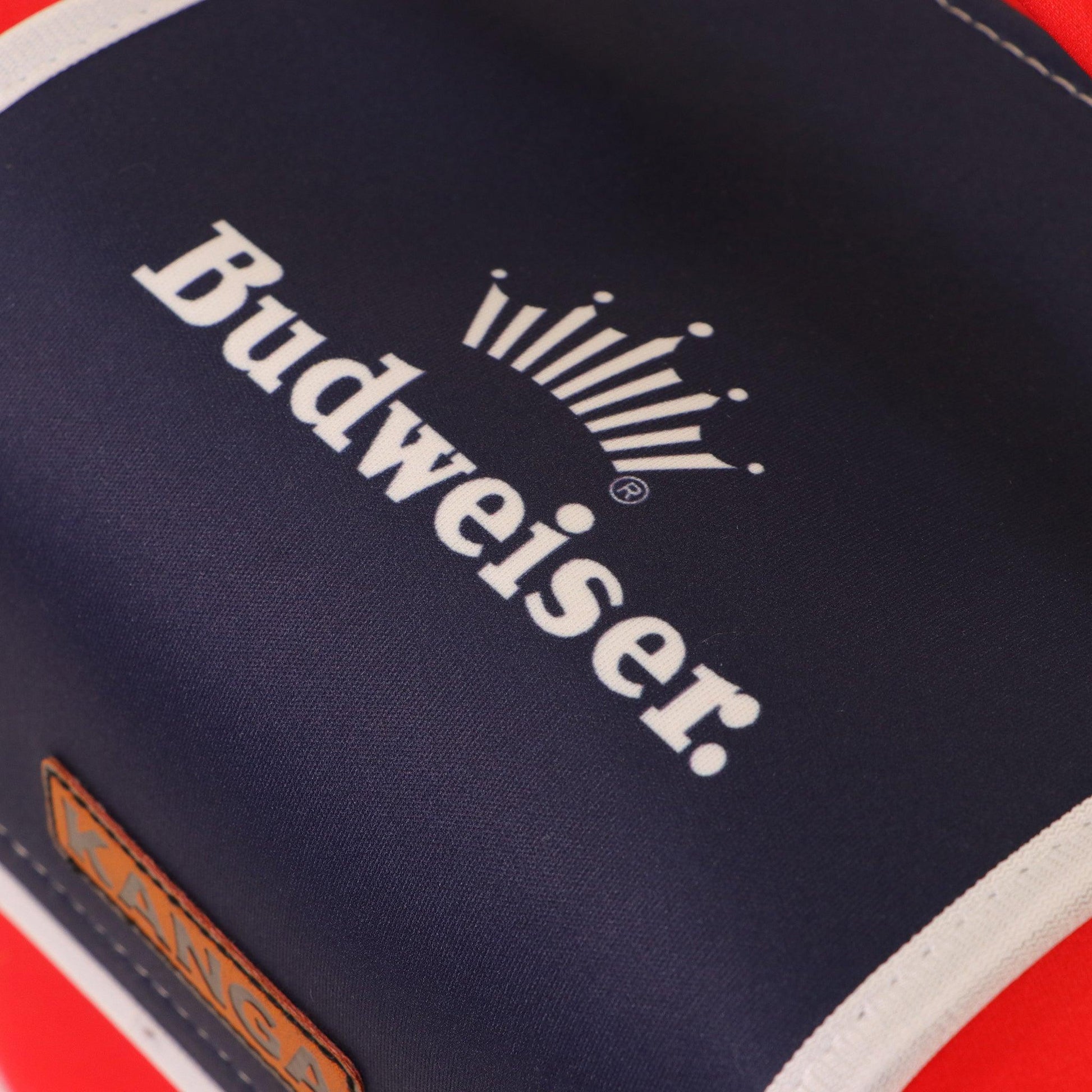 detail of budweiser logo