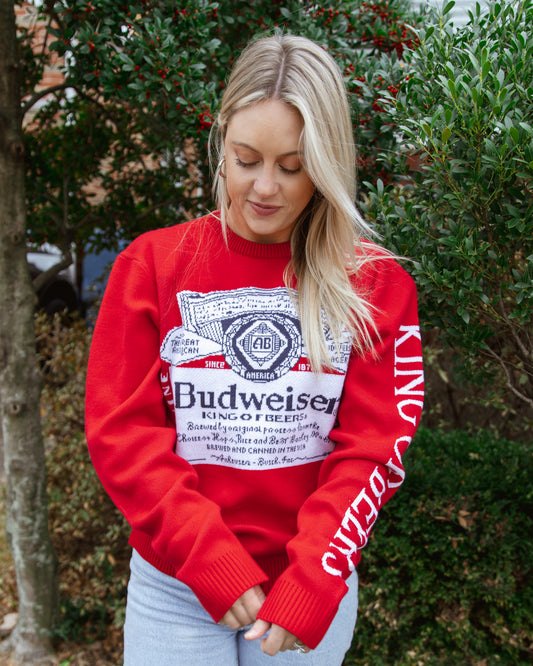 Budweiser Label Sweater