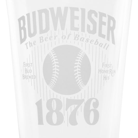 Budweiser Beer of Baseball Pint CLass