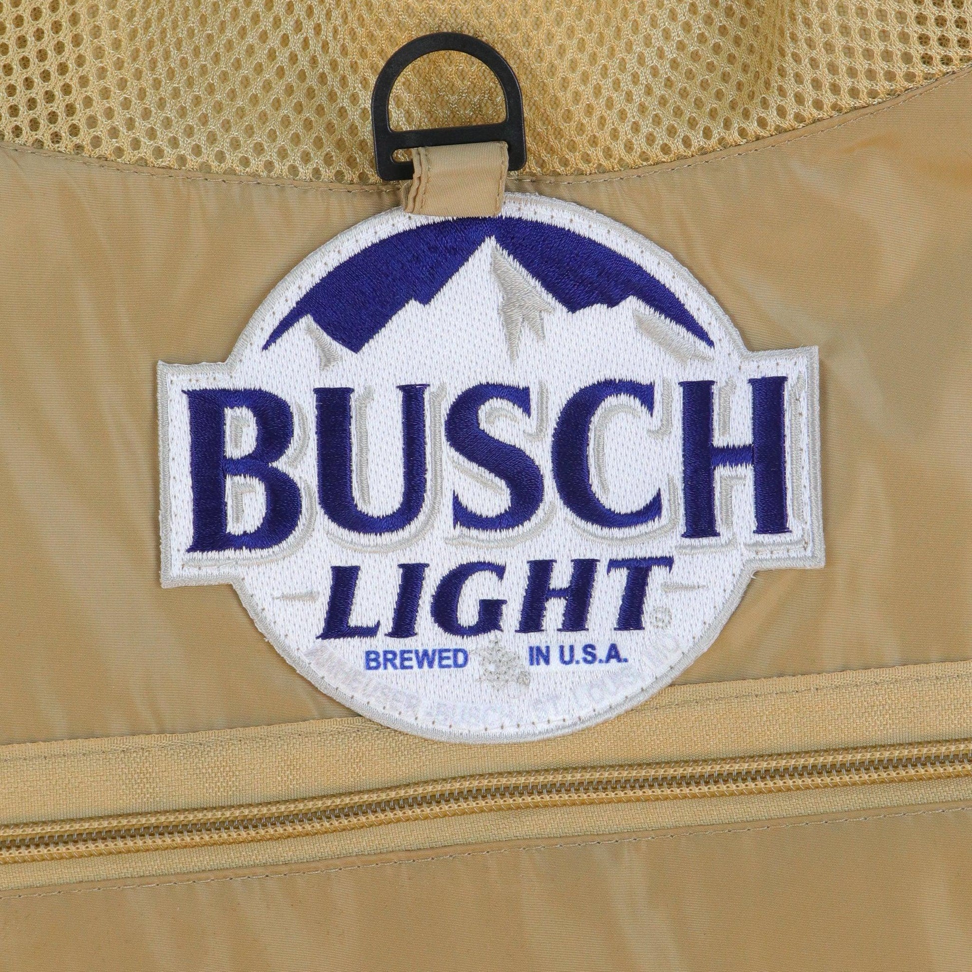 Busch Light Fishing Vest - Back Logo Detail