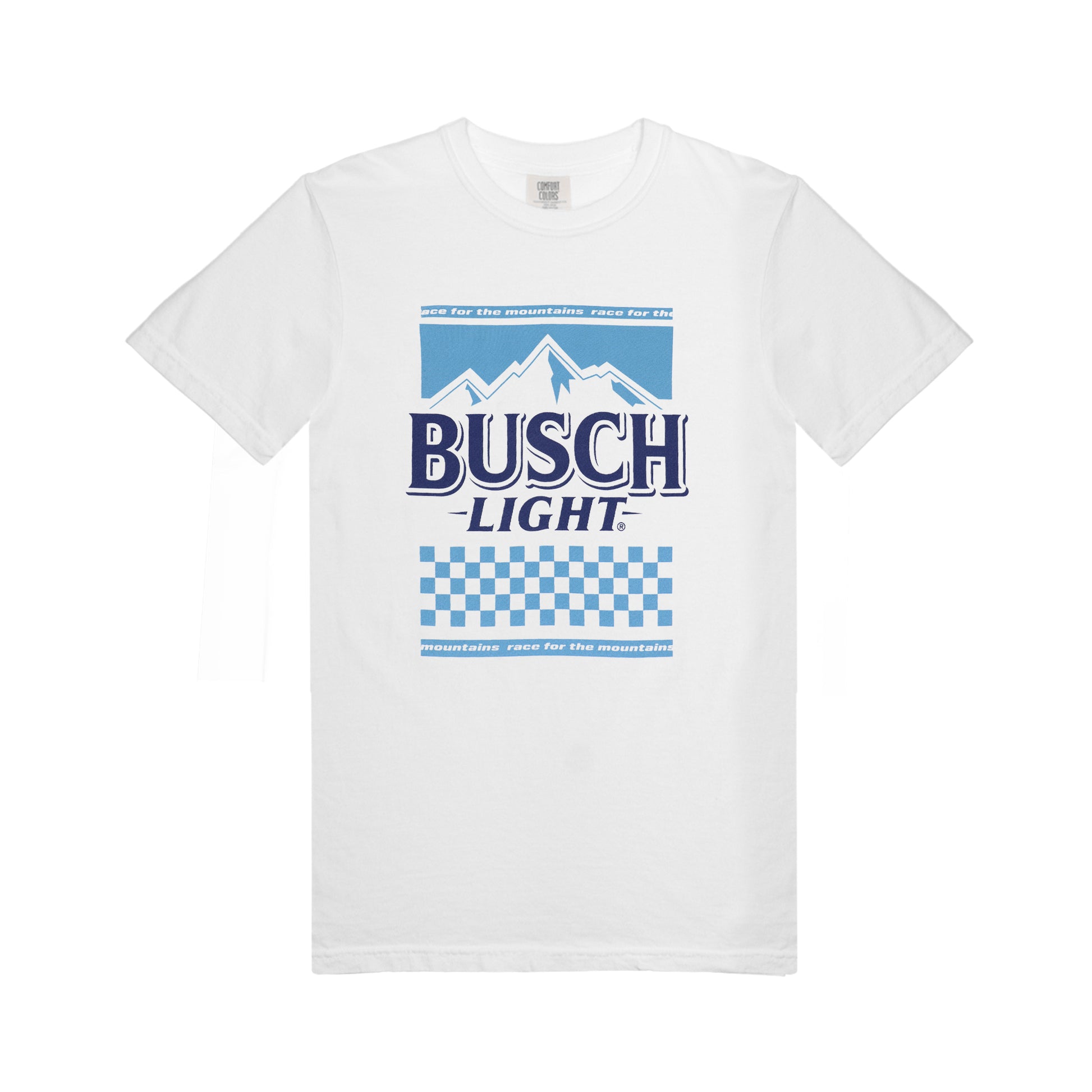 Front View of Busch Light Racing T-Shirt