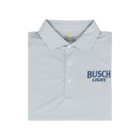 Busch Light Striped Steinberg Polo