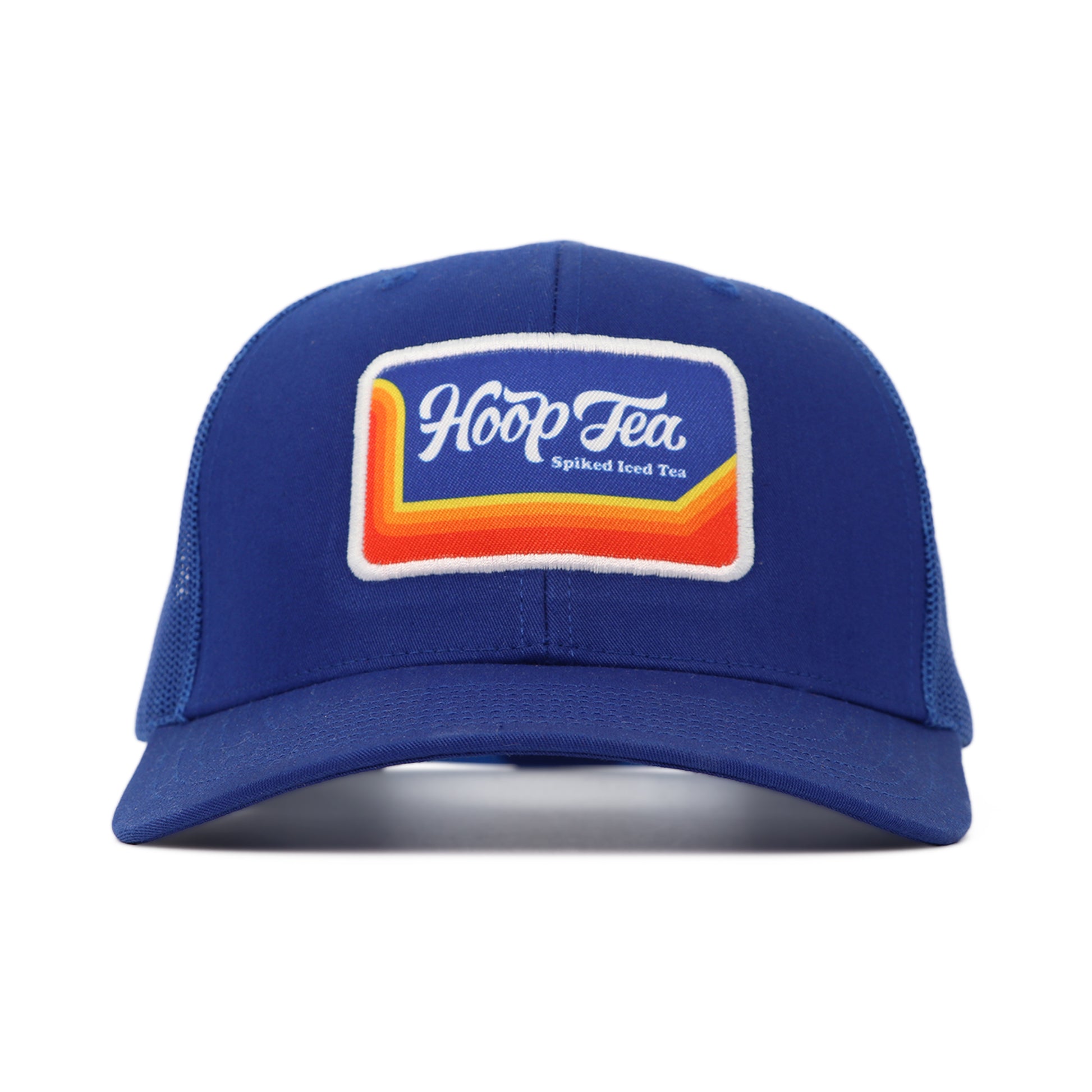 Front view of Hoop Tea Richardson Trucker Hat