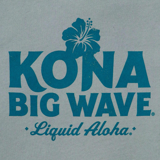 Kona Hibiscus Cropped Ladies Hoodie