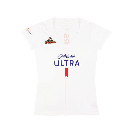 Front view of Michelob ULTRA Atlanta Bouncers Women's Pickleball jersey