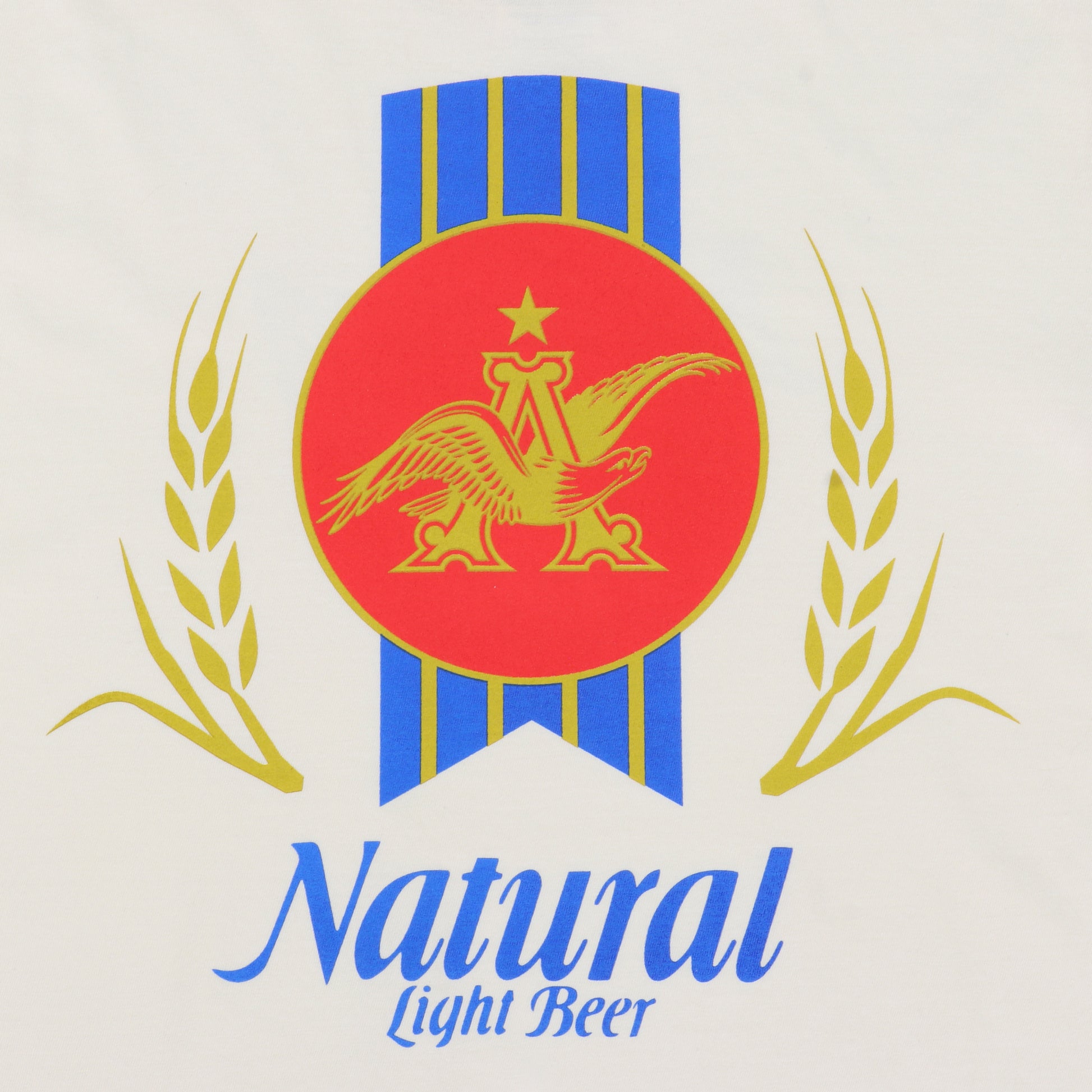 Close up of logo on back of T-Shirt