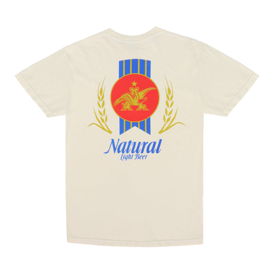 Back view of Natural Light Throwback T-Shirt