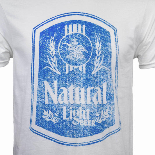 Natural Light Blue Vintage Logo T-Shirt