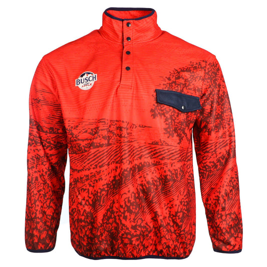 red busch light apple orchard fleece