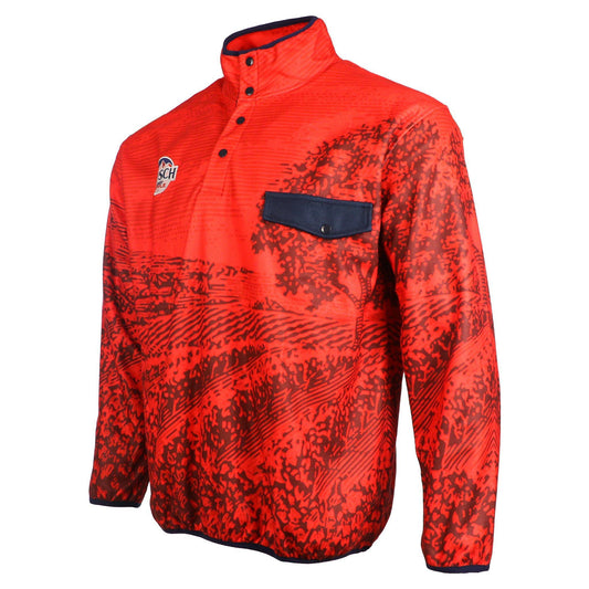 red busch light apple orchard fleece
