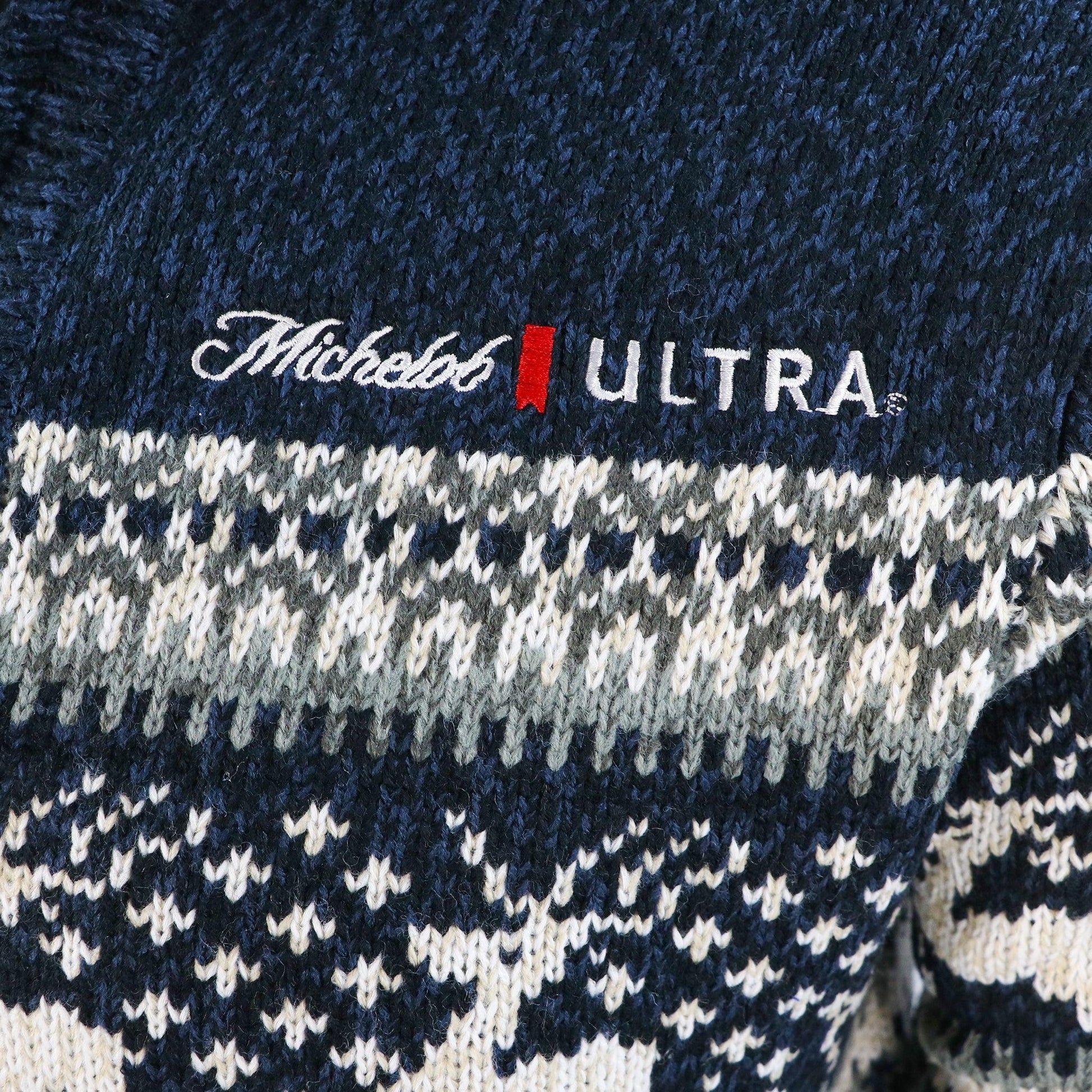 michelob ultra 1/4 zip sweater