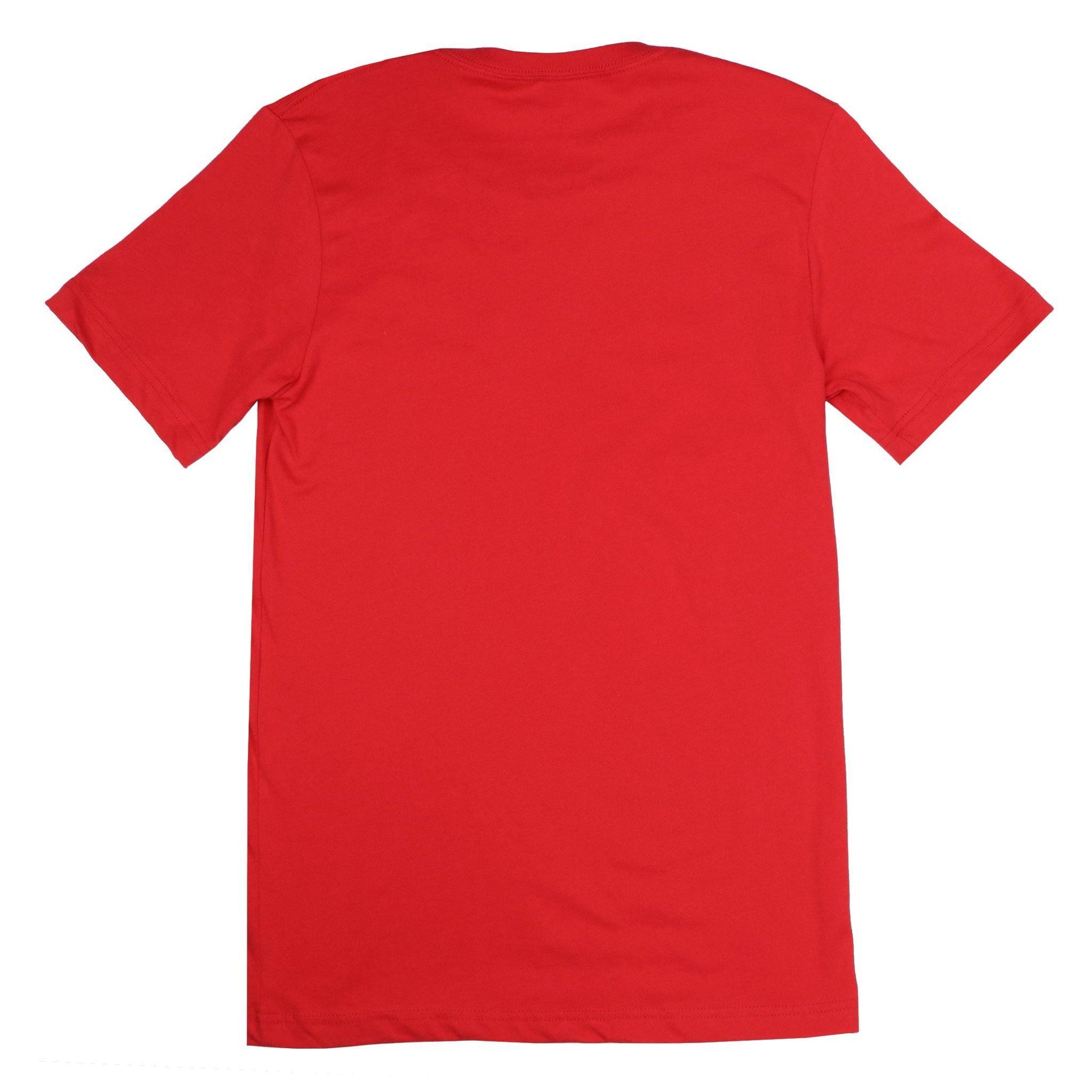 red stella artois circle logo left chest t shirt