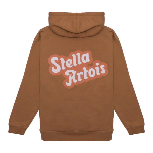 Back of hoodie with puff stella logo