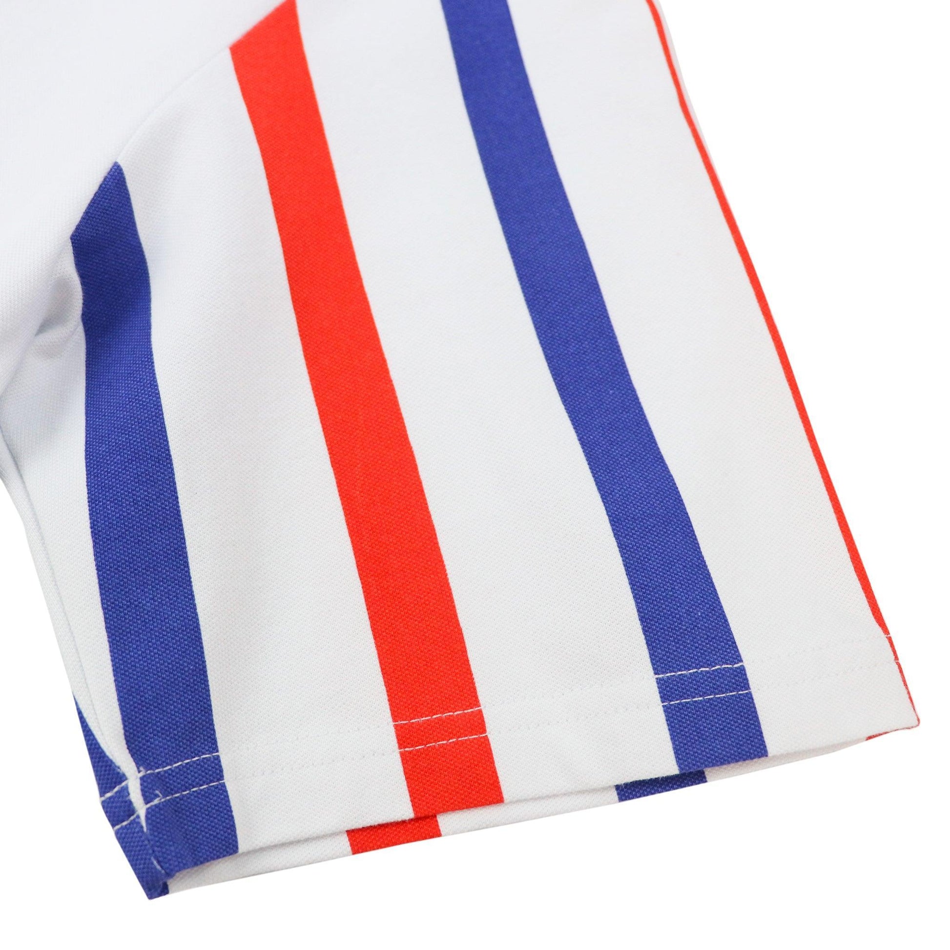 white michelob ultra 1980 polo shirt