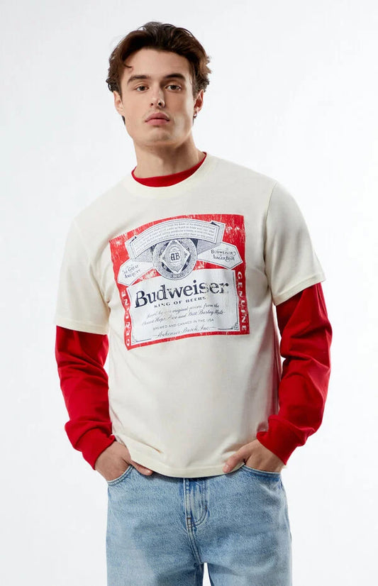 Budweiser x PacSun Label T-Shirt