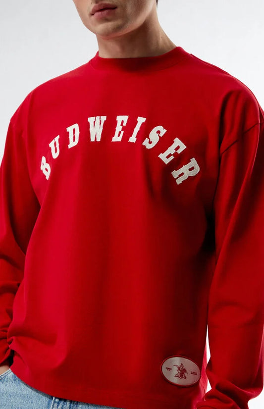 Budweiser x PacSun Applique Long Sleeve Tee