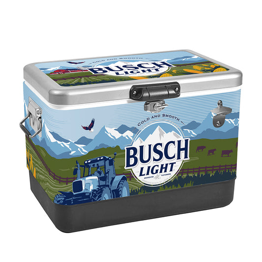 Busch Light Farming 54qt Cooler