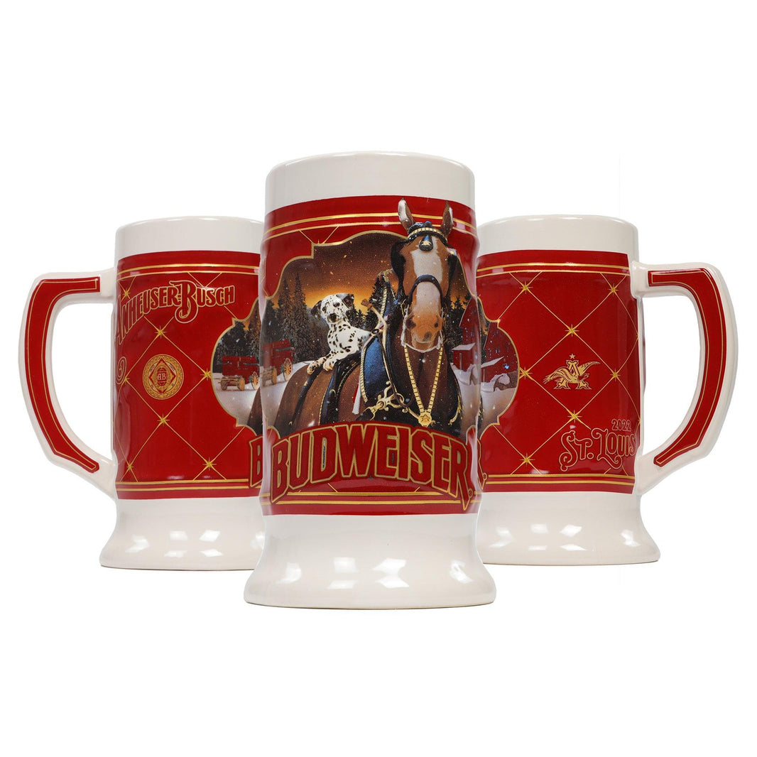 Budweiser Holiday Steins