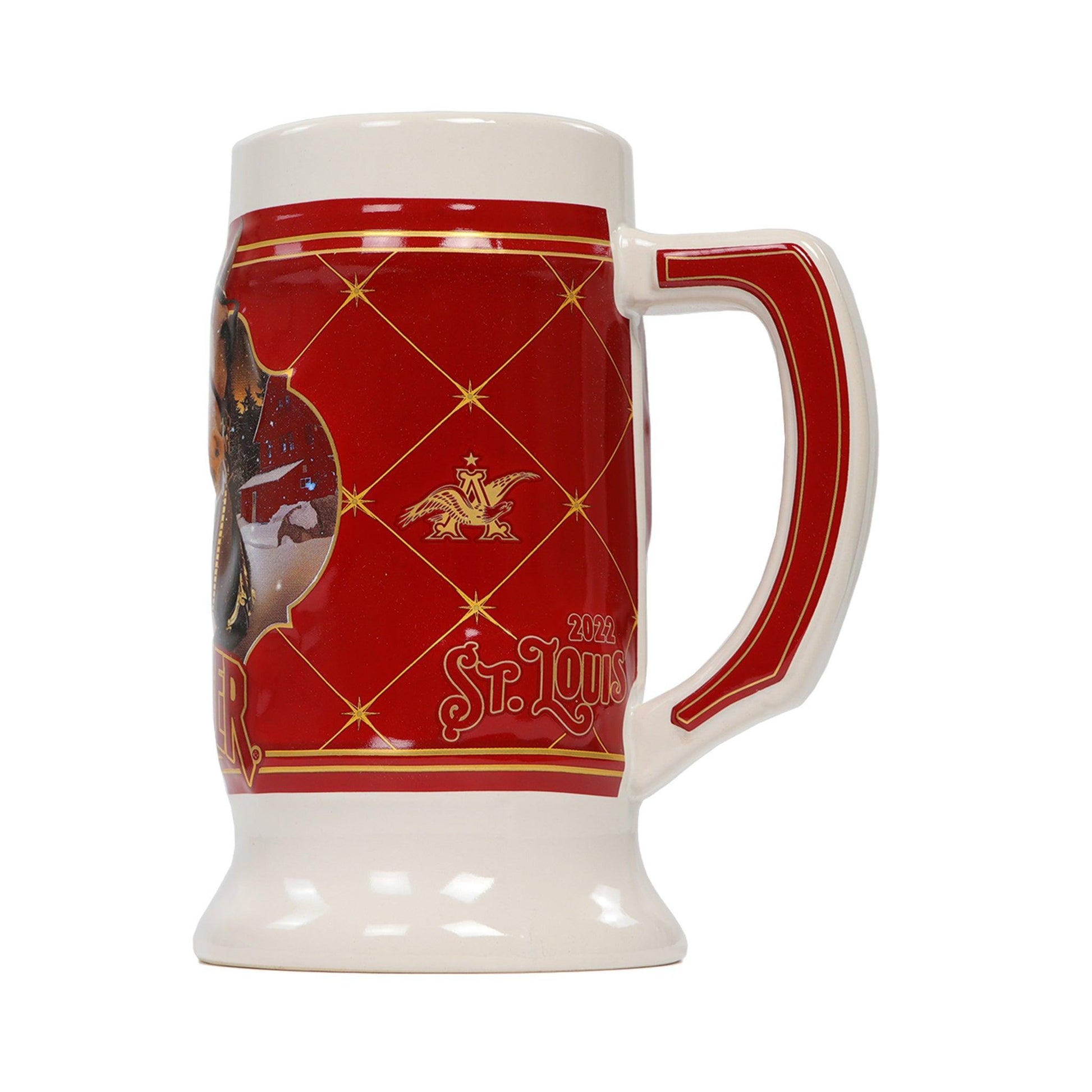 2022 Budweiser Holiday Stein - Side View