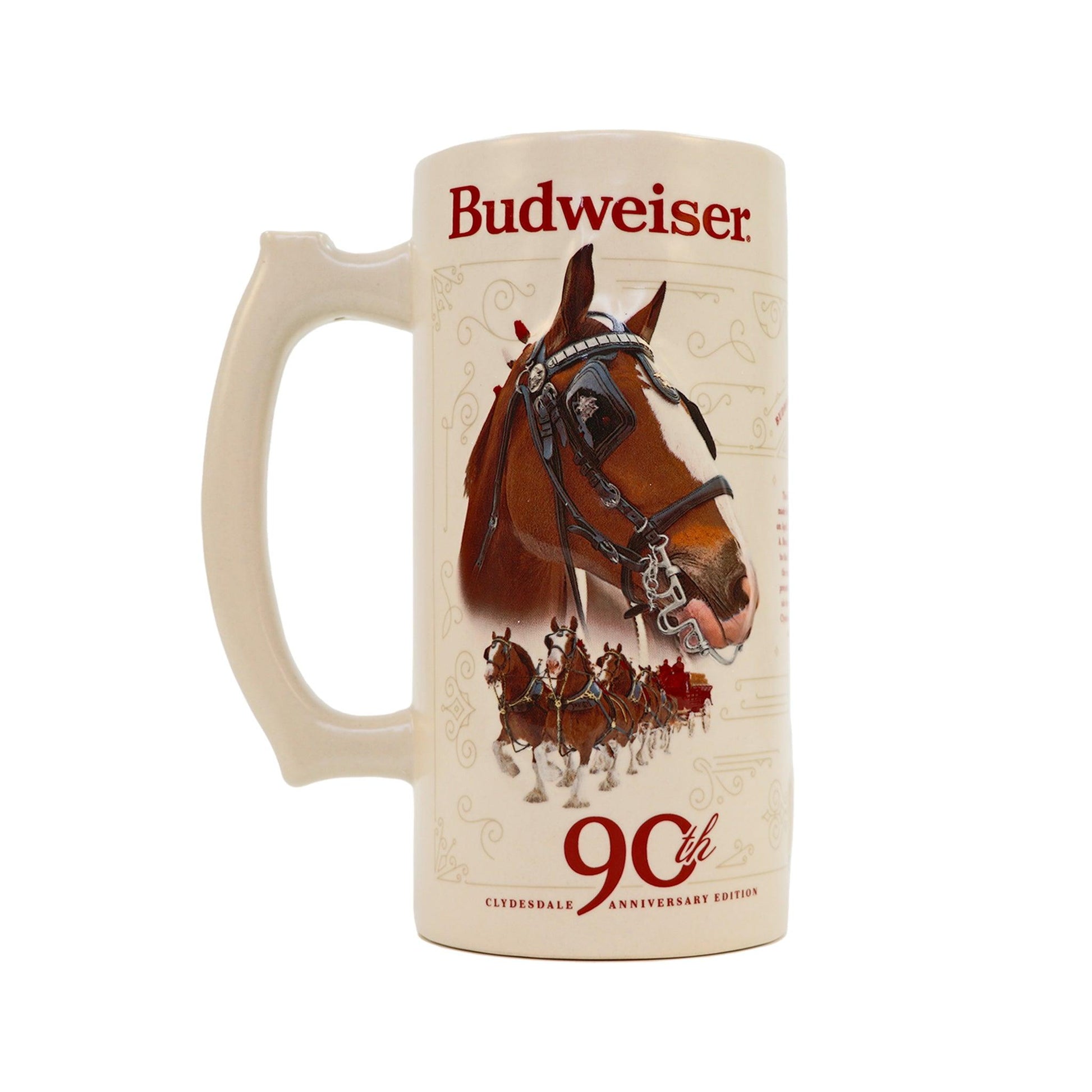 2023 Budweiser Holiday Stein Clydesdale & Hitch Closeup