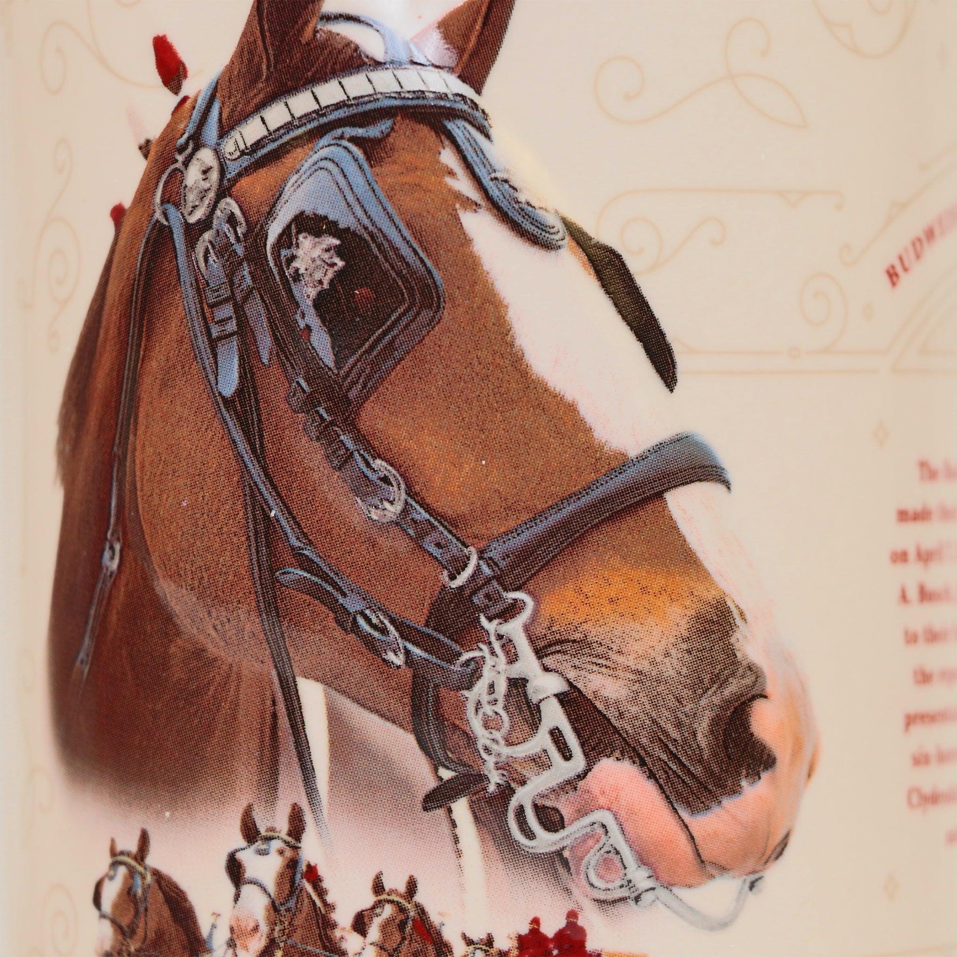 2023 Budweiser Holiday Stein Clydesdale Detailed Closeup