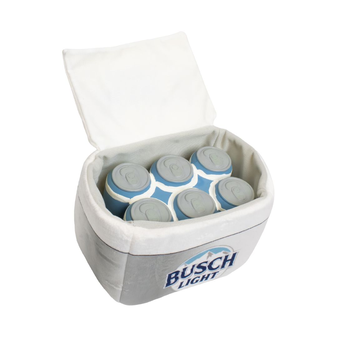 Busch Light 6 Pack Latex Dog Toy
