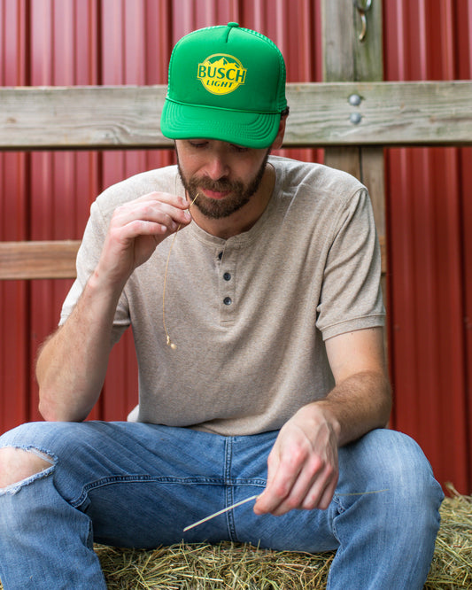 Busch Light Green Rope Hat