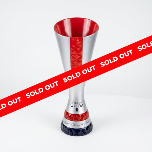 Michelob ULTRA Cup with Sold Out banner across it