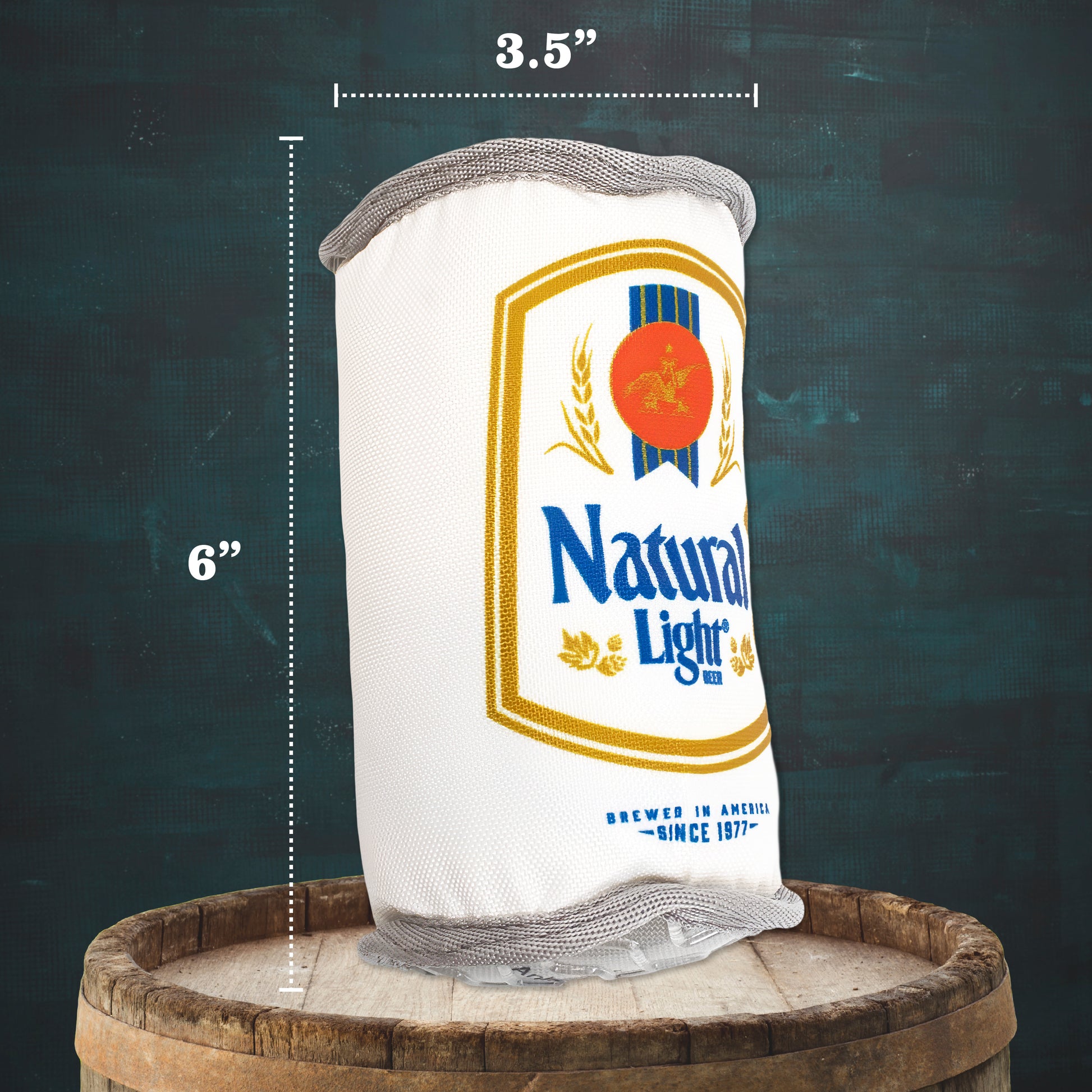 Natural Light Tough Dog Toy Can