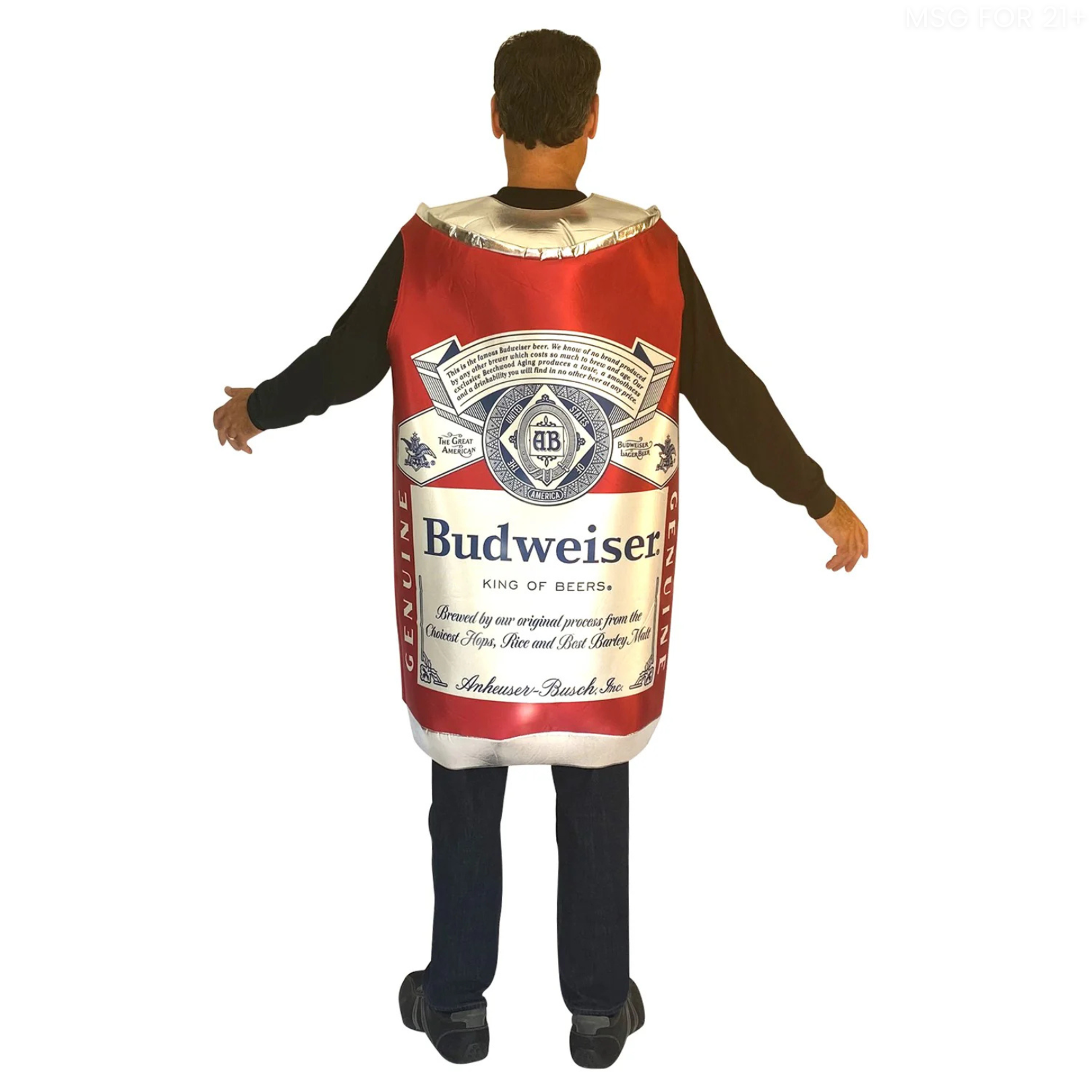 Budweiser Vintage Can Costume
