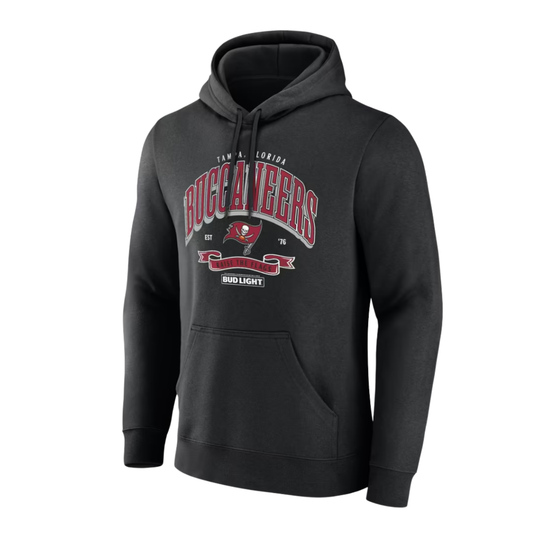 Tampa Bay Buccaneers Black Bud Light Hoodie