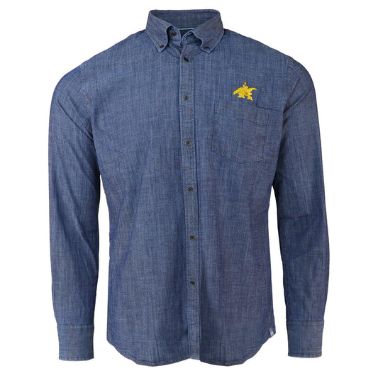 A & E New Logo Chambray Button Down