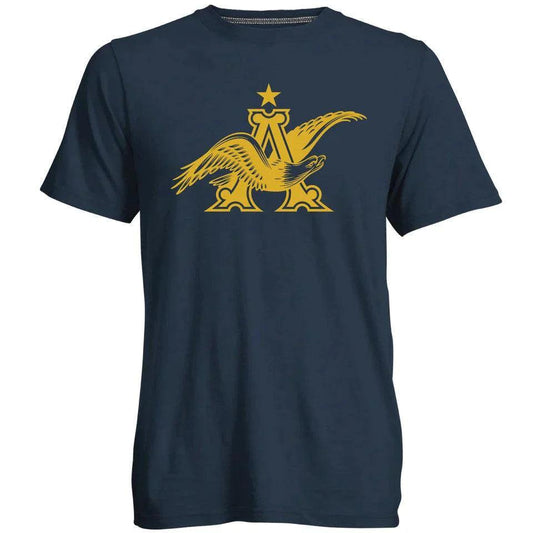 A & Eagle Navy Logo T-Shirt