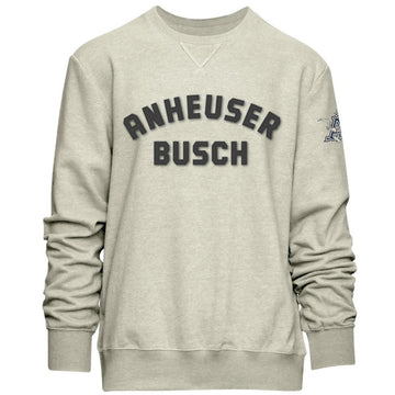 anheuser busch felt crew sweatshirt