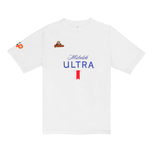 Flat lay of Michelob ULTRA Atlanta Bouncers T-Shirt