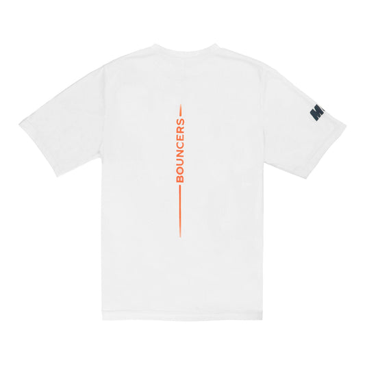 Flat Lay Back view of Michelob ULTRA x  Atlanta Bouncers T-Shirt