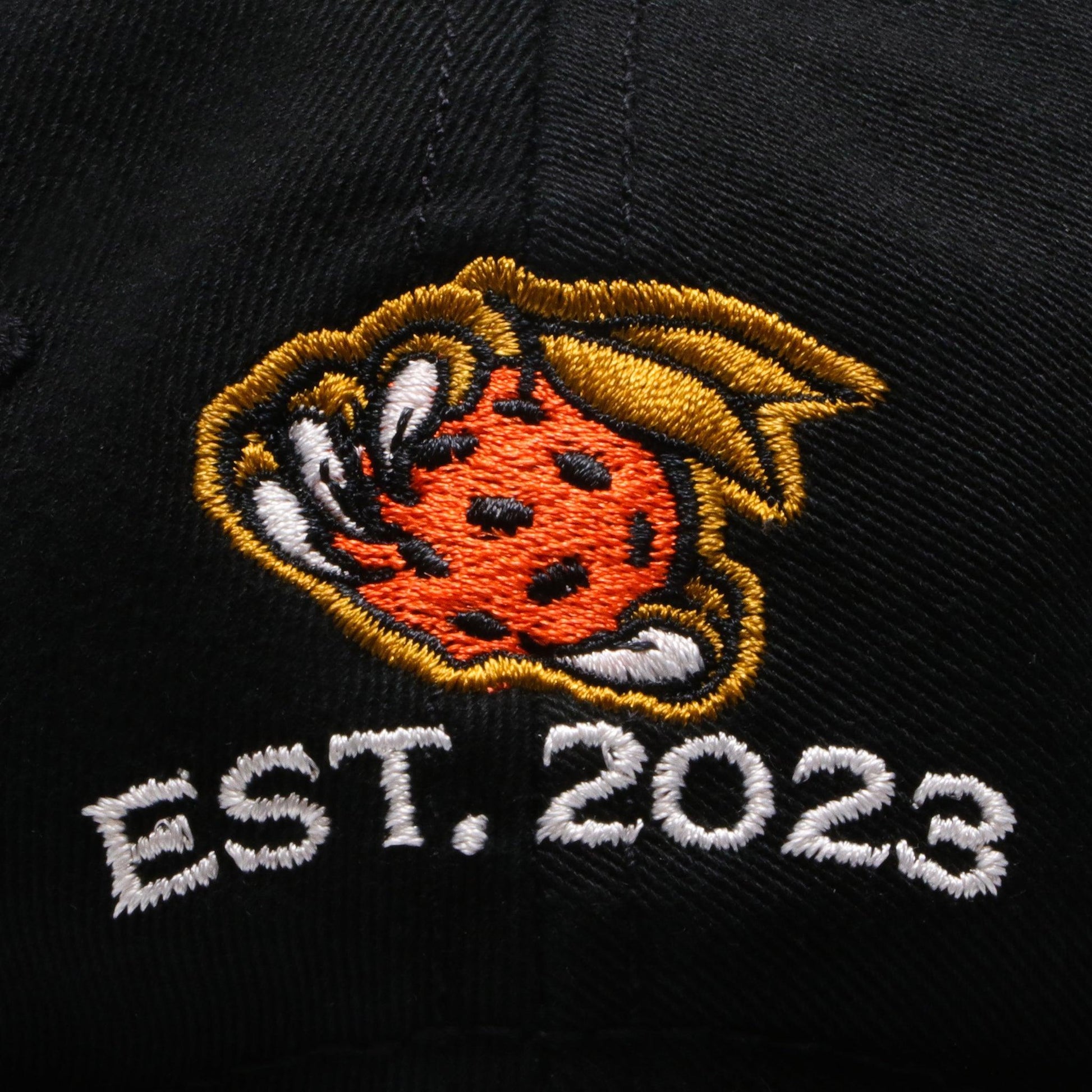 detail of est 2023 logo