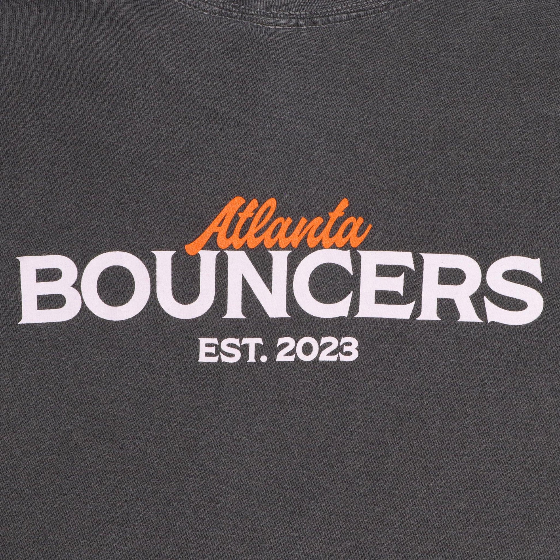 detail of atlanta bouncers est 2023